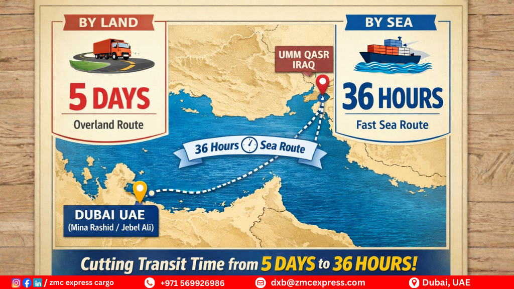 Dubai to Iraq Shipping Services
