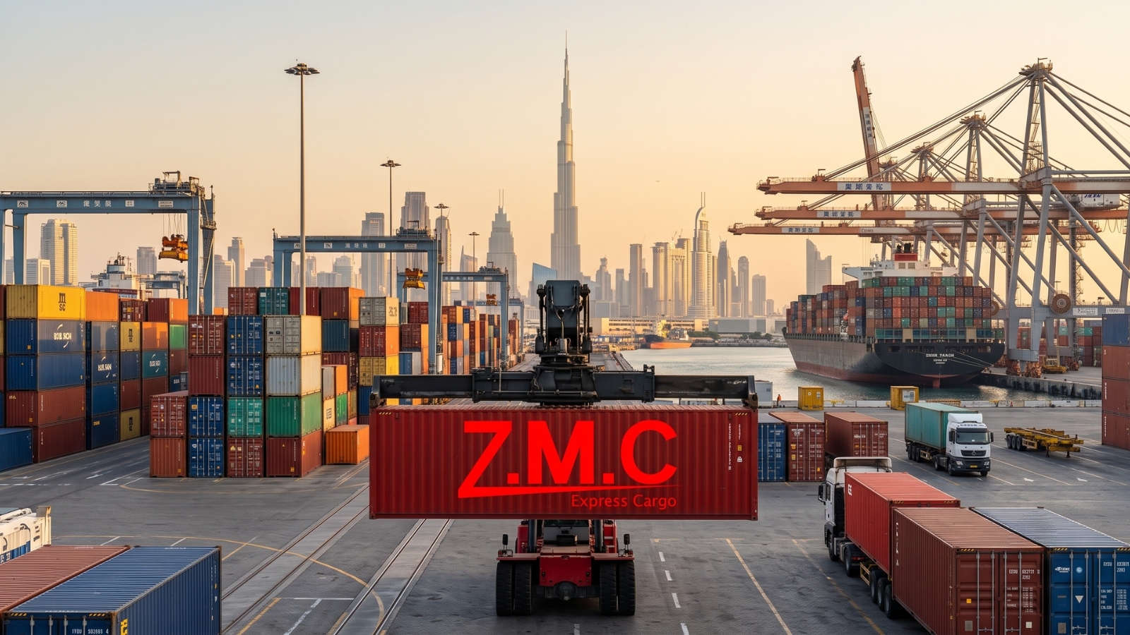 how to book shipping from china to uae, shipping companies in dubai, zmc express